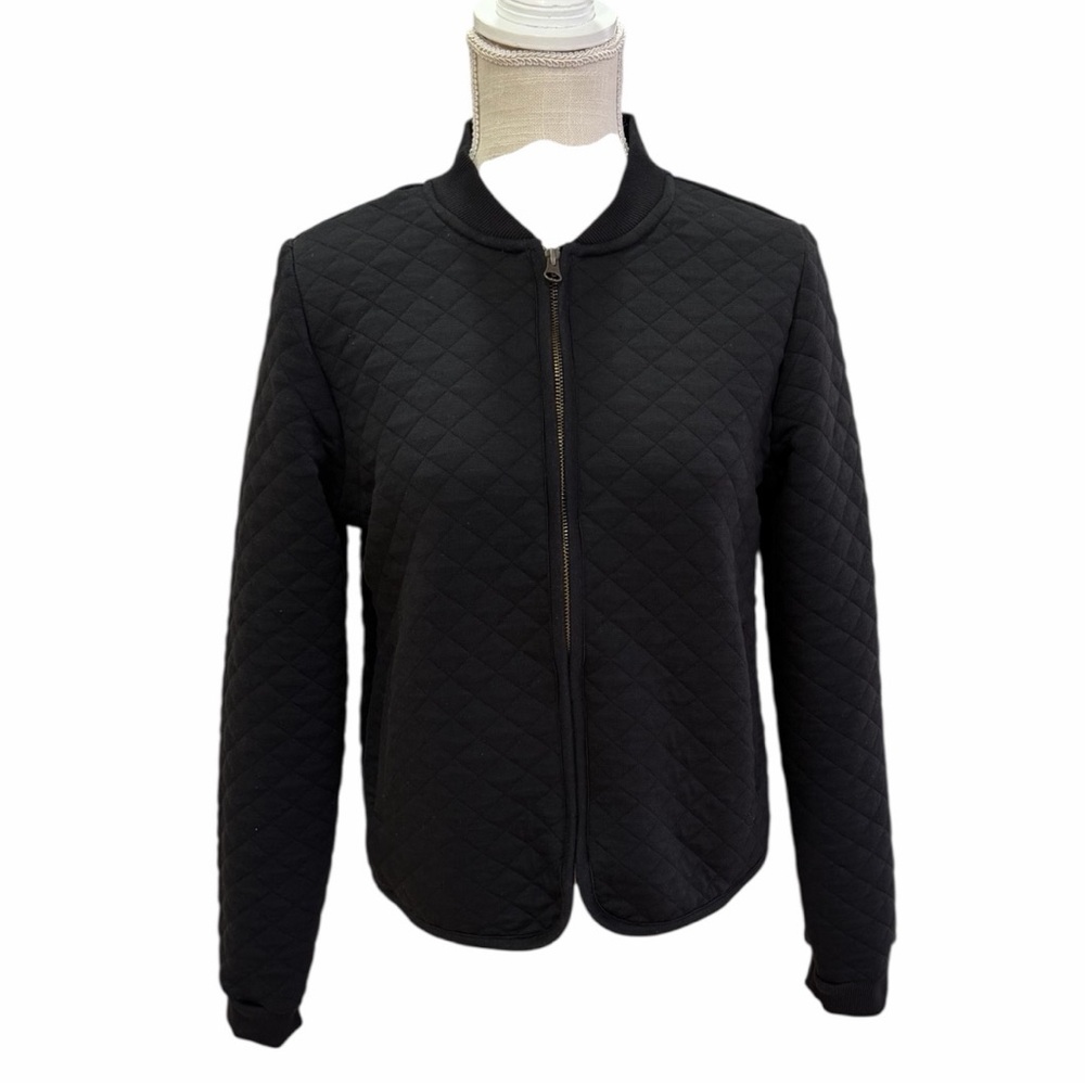 Marine Layer Quilted Full-Zip Bomber Jacket Size Medium - Picture 2 of 14